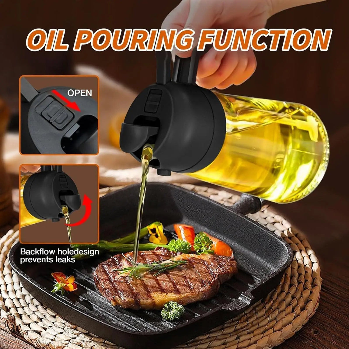 Kitchen Oil Spray Bottle
