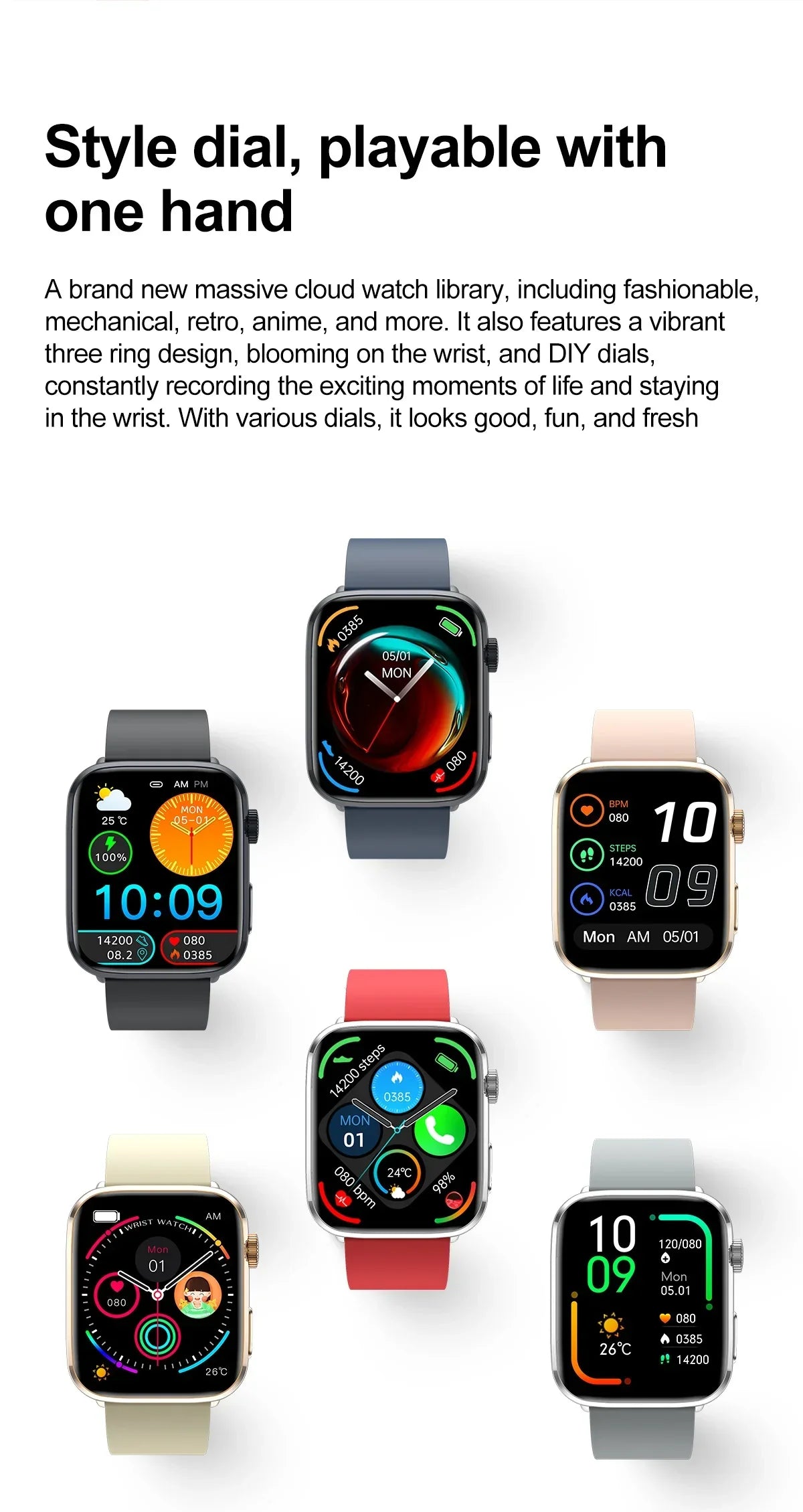 Women AI Smart Diagnosis Smart Watch