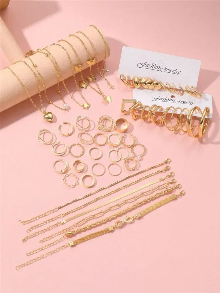 New 57 Pcs/Set Fashion Jewelry Sets