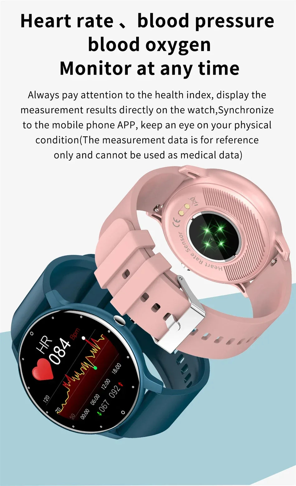 LIGE Smart Watch Women Men