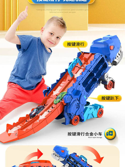Folding Dinosaur Transporter Car